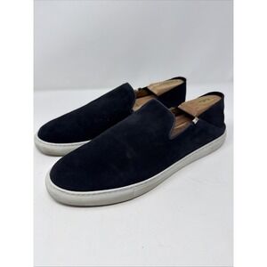 Hugo Boss Rey Men's Suede Loafers In Dark Blue Sz EU 46/US 12
